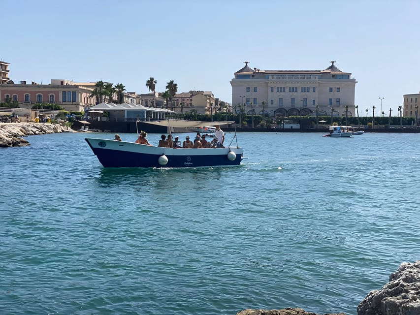Syracuse: Ortigia and Sea Caves Excursion by Boat - Starting Point and Duration of the Tour