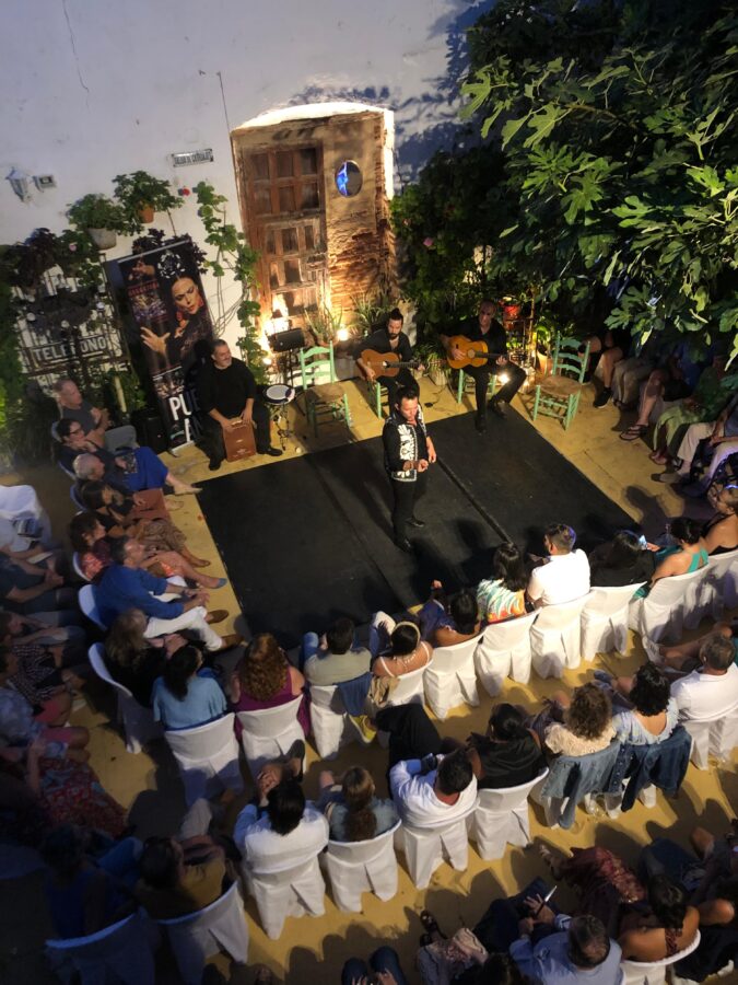 Tablao Flamenco La Puerta Ancha entrance ticket - Ayamonte’s Historic Plaza Laguna as the Venue