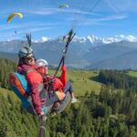 Tandem Paragliding Experience from Interlaken - The Launch and Takeoff Process in Beatenberg