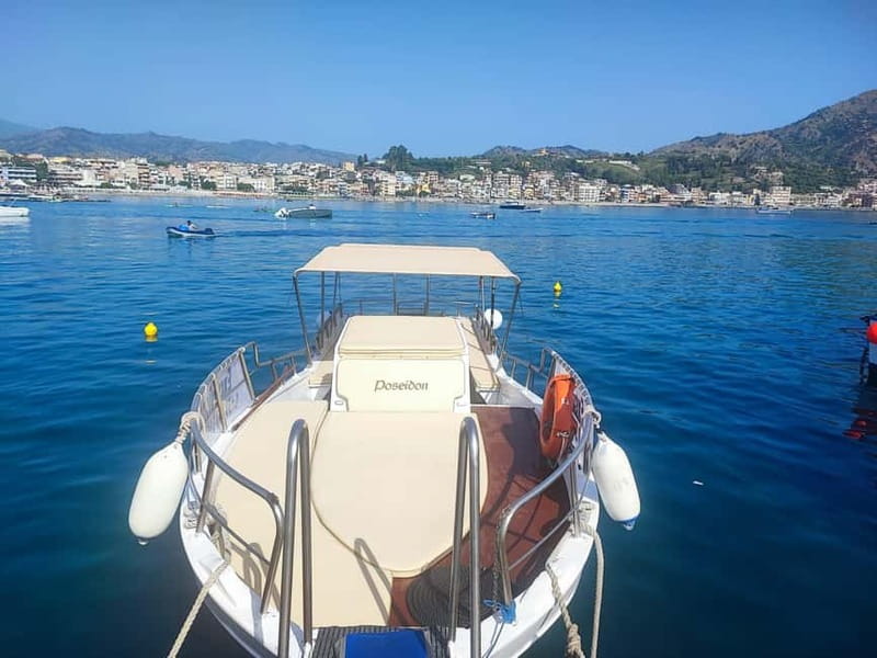 Taormina Giardini Naxos: Boat Tour with Aperitif & SwimMasks - From the Meeting Point at Giardini Naxos to the Blue Grotto