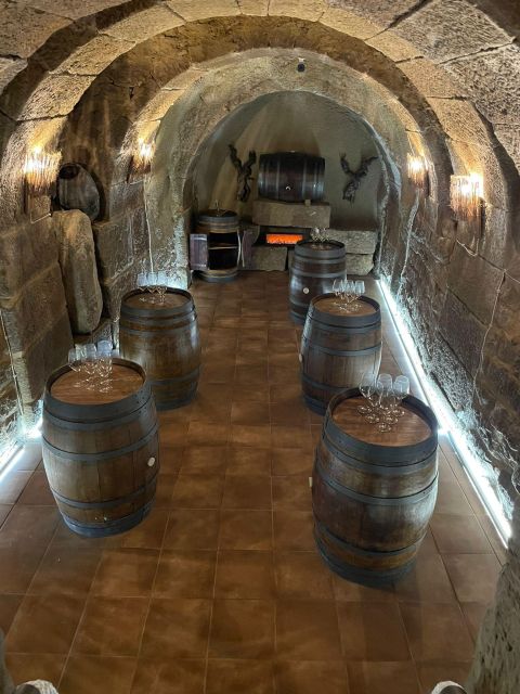 TASTING IN UNDERGROUND WINERY (DRAFT) - The Wines: Self-Produced and Carefully Curated