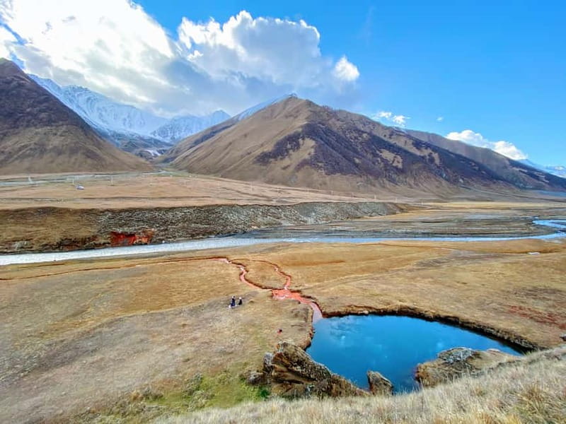 Tbilisi: Kazbegi Gudauri Ananuri and Truso Adventure by 4x4 - Visiting the Ananuri Fortress and Zhinvali Reservoir