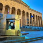 Tbilisi: Left and Right Banks of City - Culture & Local Life - Modern Parks and Government Buildings on the Right Bank