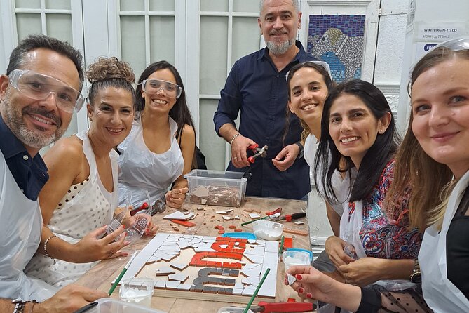 Teambuilding Barcelona: Create the logo of your company in mosaic - Learning the Art of "Trencadís" with High-Quality Materials