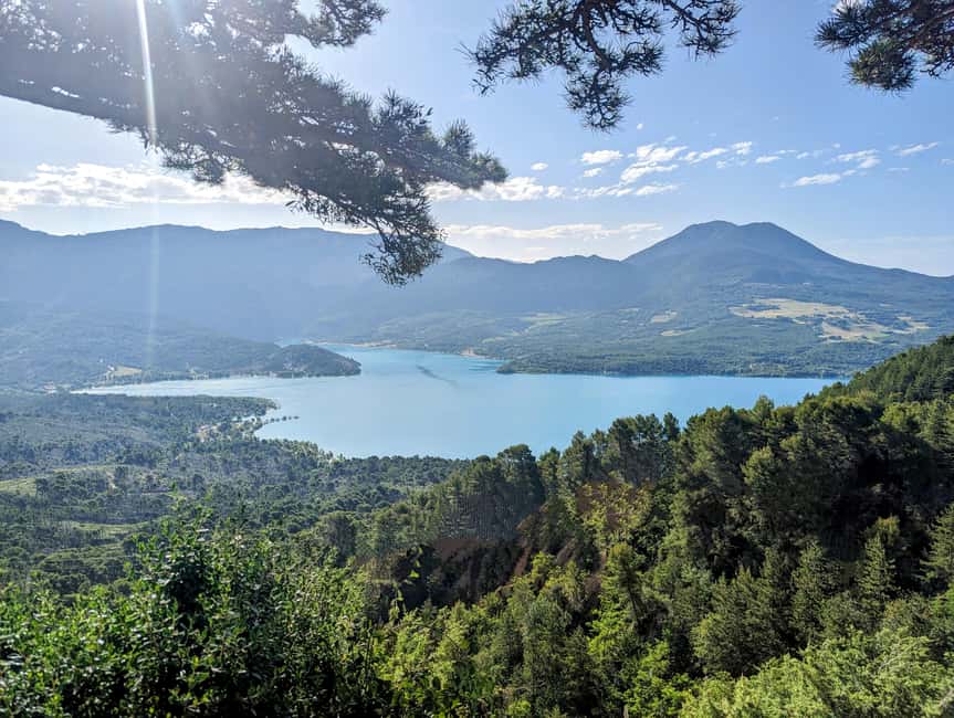 The lakeside panoramic tour: Guided electric scooter rides - Scenic Views Overlooking Lac de Sainte-Croix and the Pre-Alps