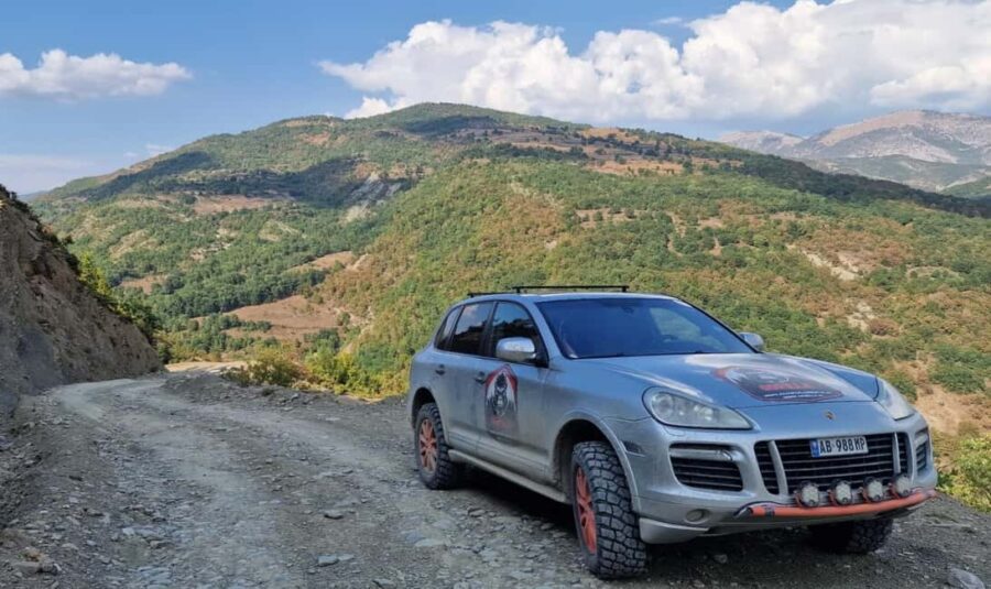 Tirana: Bovilla Lake Off-Road Porsche Cayenne Tour - Starting Point: Convenient Hotel Pickup in Tirana