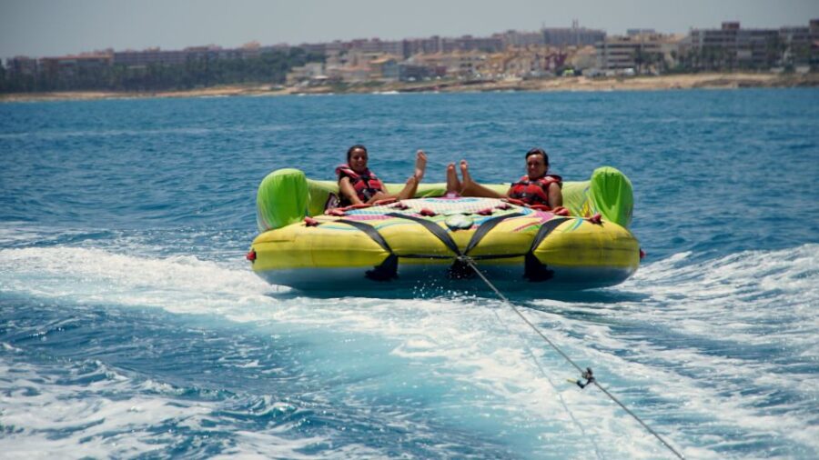 Torrevieja: Speedboat-Powered Inflatable Crazy Sofa Ride - Whats Included in the Crazy Sofa Ride