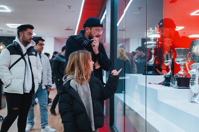 Tour Estadi Mallorca Son Moix , stadium of RCD Mallorca - Enter the Press Room and Player Changing Areas