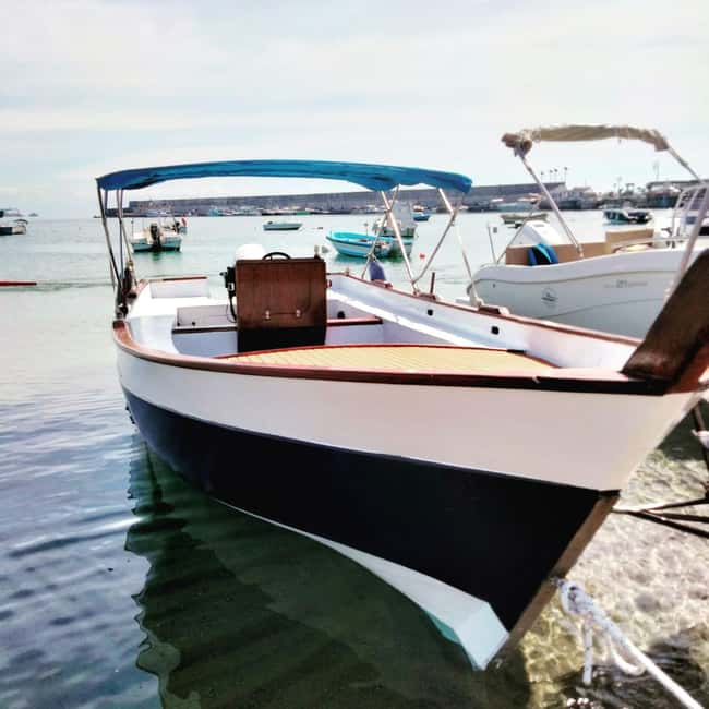 Tour Giardini Naxos, Taormina, aperitif and swimming - From the Bay of Giardini Naxos to the Blue Cave and Lover’s Cave