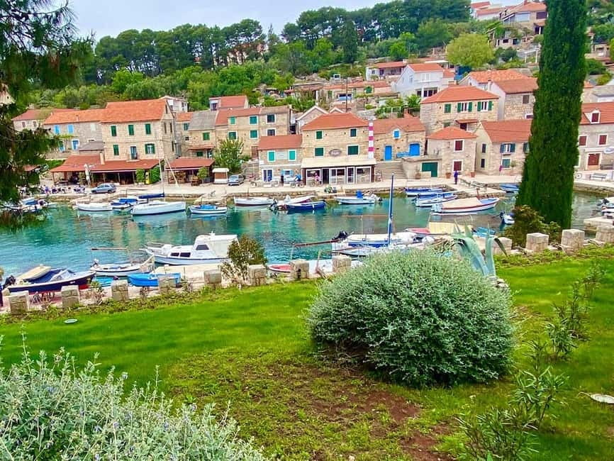 Trogir: Blue Lagoon, Maslinica, and Solinska Bay Boat Tour - From Trogir Marina to Maslinica’s Historic Streets