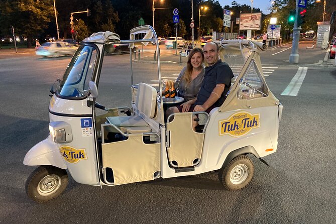 Tuk Tuk Bucharest Romantic Tour - miniBAR included - The Cozy Comfort of a 2-Person Tuk-Tuk