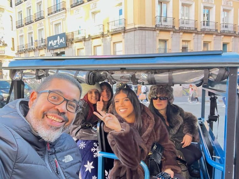 Tuktuk historical tour of Madrid 1 Hr in a fun and original way - The One-Hour Electric Tuk Tuk Ride Through Madrid’s Heart