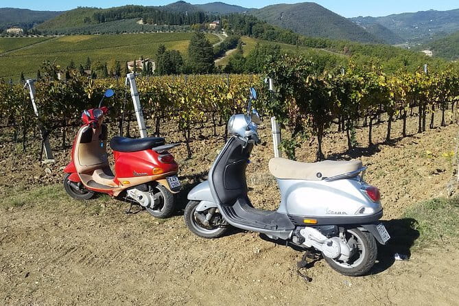 Tuscany Vespa Tour: Lunch & Wine Tasting, Countryside Roads - Riding Vespas through Tuscan Hills