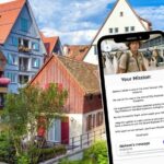Ulm City Exploration Game and Tour on your Phone - The Tour Starts at the Einstein Brunnen in Ulm