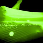 Underground Black Light Theatre Interactive Show in Prague - The Performance: Combining Film and Black Light Art