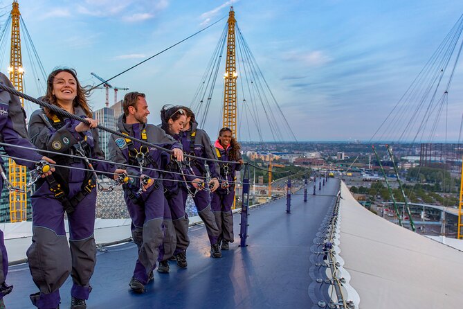 Up at The O2:Twilight Climb with Guided Tour with Panoramic Views - Small-Group Climbing for a Personal Touch