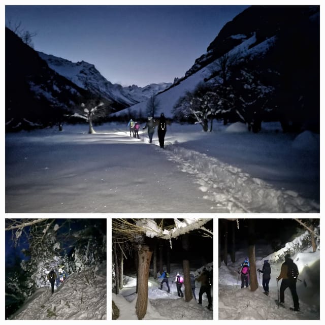 Upper Valsusa Valley: winter night walk with dinner at the Refuge. - Starting Point in Bousson for a Scenic Mountain Night Walk