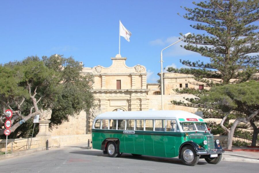 Valletta: Vintage Bus to Valletta, Sliema, Rabat & Mdina - From Sliema to Valletta: The Starting Point and Timings