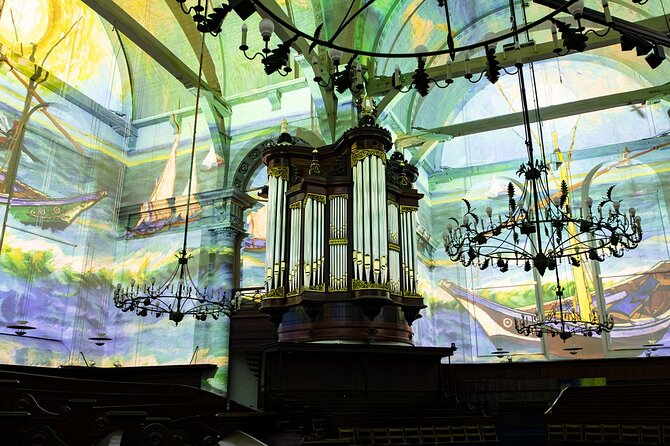 Van Gogh and Rembrandt Immersive Experience Entry Amsterdam - Inside the Noorderkerk: A Monumental Historic Setting
