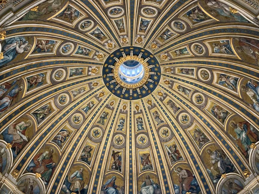 Vatican Full access: St.Peter's Basilica, Dome, Tombs+Audio - Meeting Point and Arrival Details at Piazza Risorgimento