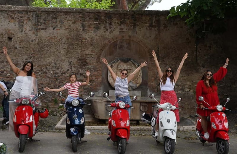 Vespa city tour in Rome with two different routes - Two Routes to Discover Rome’s Treasures