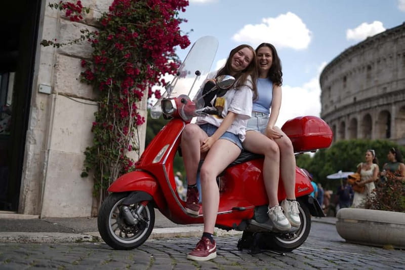 Vespa Tour with Professional Photography in Rome - Key Points