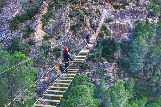 Via ferrata of Fuente de Godalla in Enguera - Highlights of the Zip Line in Fuente de Godalla