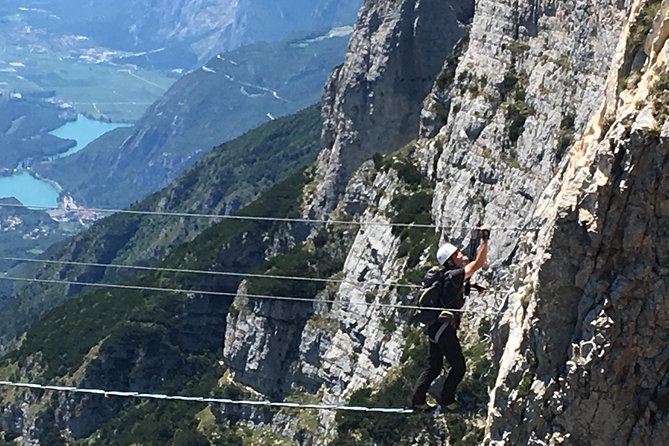 Via ferrata of the Eagles - The Route and Its Unique Features in Paganellas East Wall
