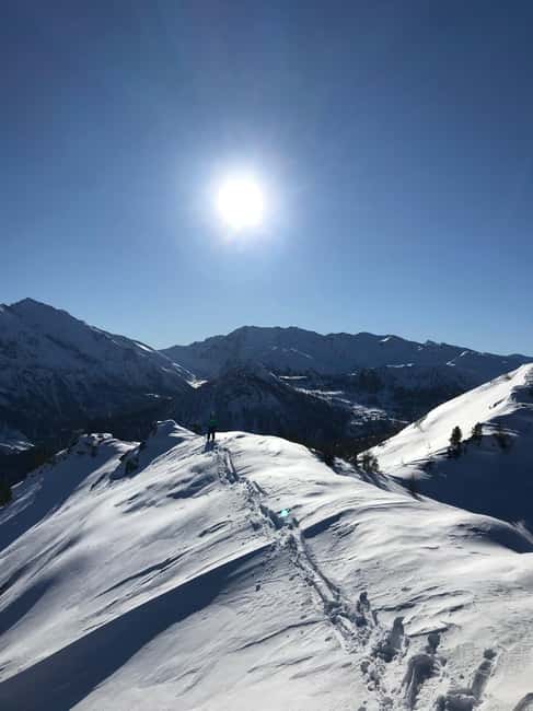 Vialattea: Ski Touring Day in extraordinary mountains - Starting in Cesana Torinese: The Tour Begins