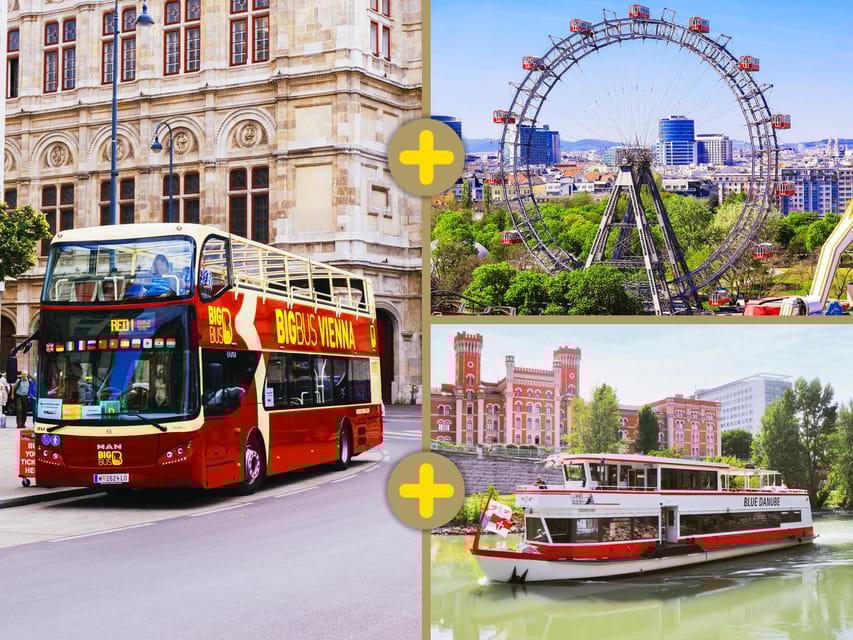 Vienna: Hop-on Hop-off, Ferris Wheel, and River Cruise - Flexible 24-Hour Hop-on Hop-off Bus Tour Through Viennas City Center and Outskirts