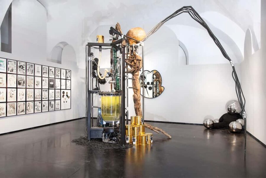 Vienna: MuseumsQuartier Entry to MQ Freiraum Exhibit - The MuseumsQuartier Wien: A Hub of Modern Creativity