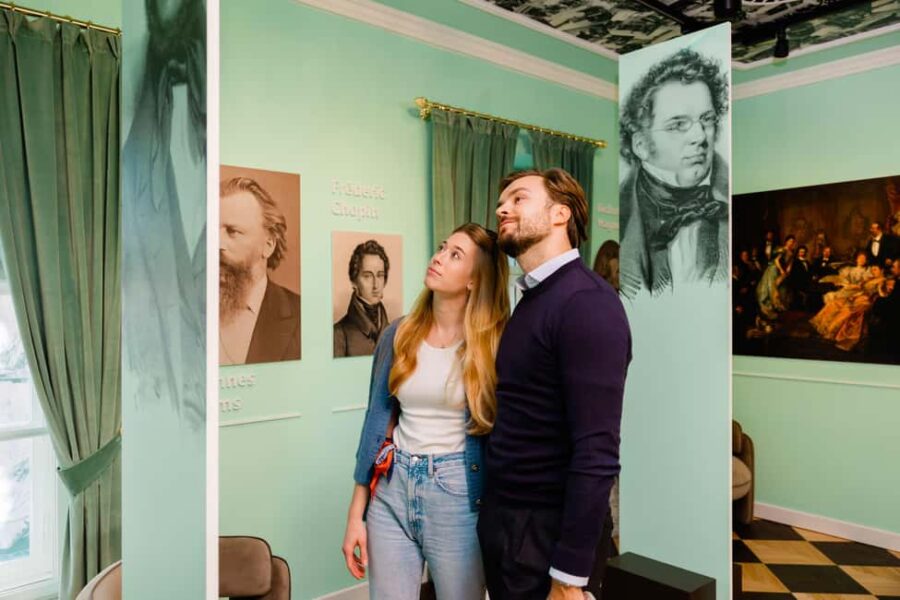 Vienna: Strauss Museum  Music&History in Historic 1837 Hall - Interactive Exhibits Span 2,000 Square Meters