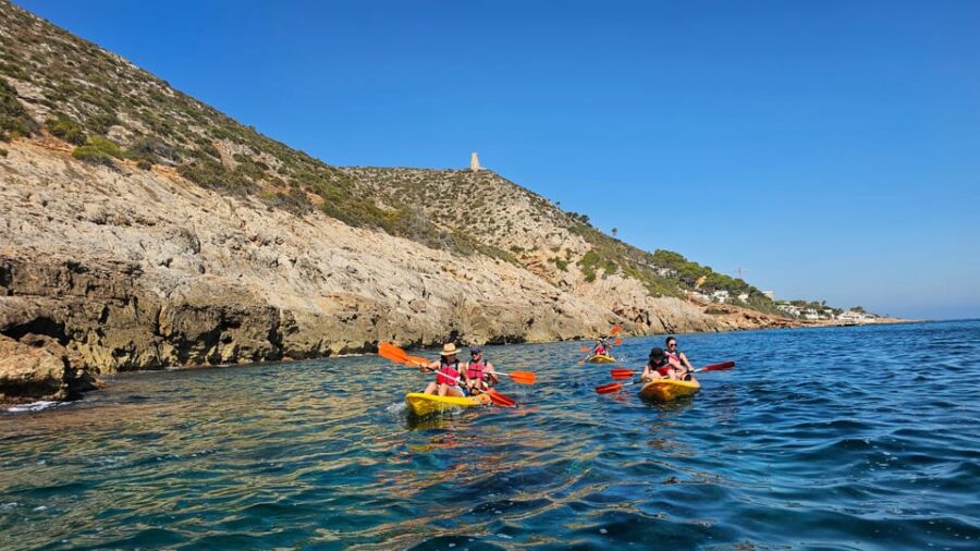 Villajoyosa: Kayak trip - Starting at the Playa Paraíso Campsite