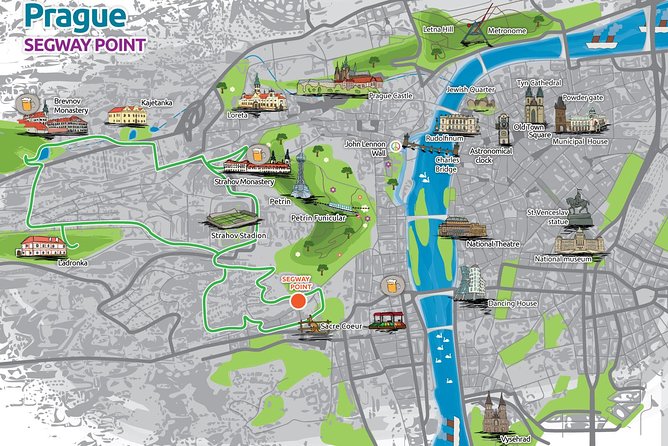 VIP Prague Segway Tour Around Monastic Breweries - Starting Point at Mostecká 53/4 in Malá Strana