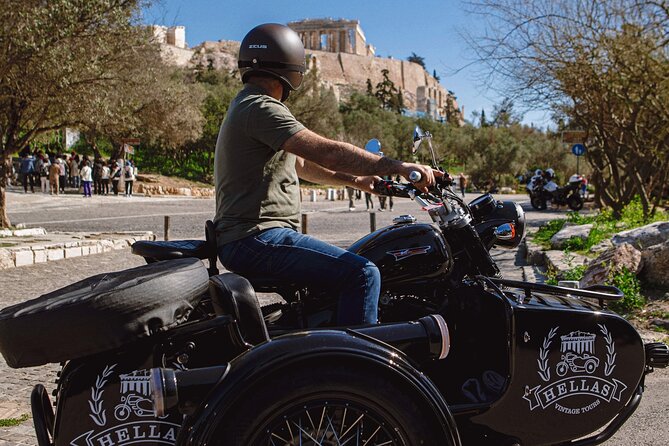 VIP Private Tour of Athens Acropolis & Plaka in a Sidecar - The Highlights of Athens in a Vintage Sidecar