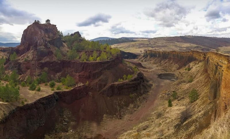Viscri Saxon village, Extinct Volcano and Emerald Lake - Climbing the Historic Rupea Citadel for Panoramic Views