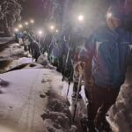 Vuokatti: Northern Lights Snowshoeing Adventure - Hot Drinks, Snacks, and the Open Fire Experience