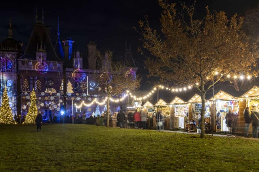 Waddesdon: Christmas at Waddesdon Manor - The Christmas Lights Trail and Nighttime Atmosphere