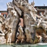 Walking tour of the main squares and fountains of Rome - The Majestic Fountain of the Four Rivers