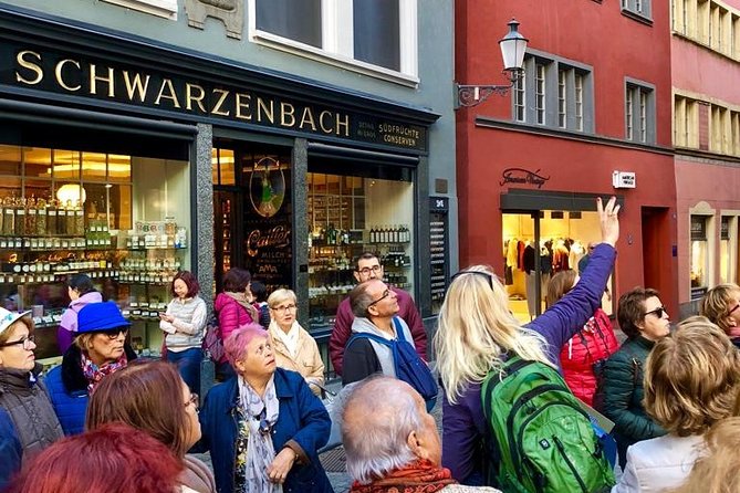 Walking tour of Zurich - your first overview of the city (Private Tour) - Walking Past Zurich’s Main Commercial Area: Bahnhofstrasse