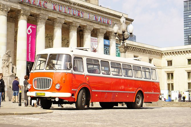 Warsaw City Sightseeing in a Retro Bus for Groups - Discovering Old Town’s Rebuilt Charm