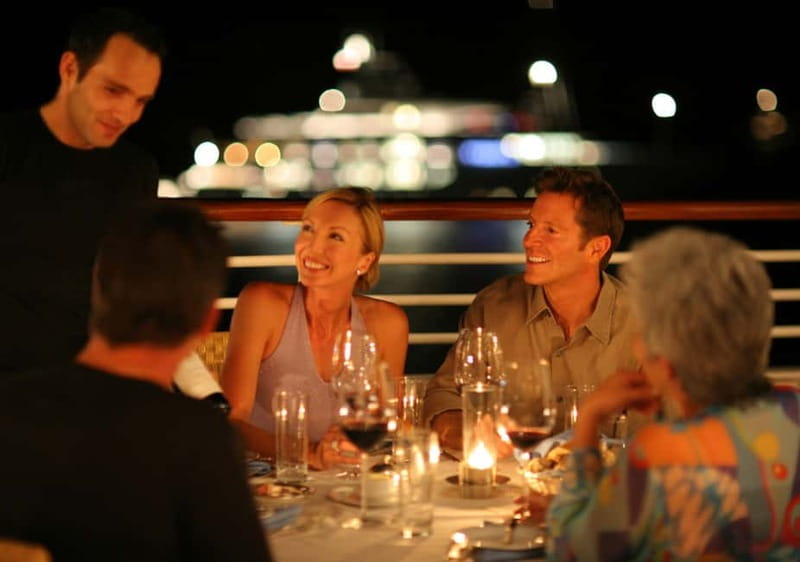 Wave Dancer Deluxe Night cruise with Fireworks (Adults Only) - The Gourmet 3-Course Dinner on Board