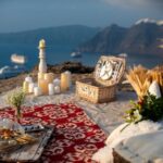 wedding proposal sunset private picnic - From Pickup to Private Sunset Spot in Santorini