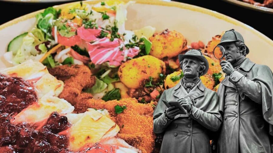 Weimar: The Wisdom of Life, puzzle game with dinner at a restaurant - The Encrypted Suitcases and Ancient Wisdom Theme