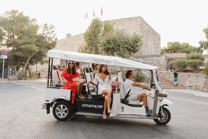 Welcome Tour to Malaga in Private Eco Tuk Tuk - Visiting La Farola Lighthouse and Gibralfaro Castle