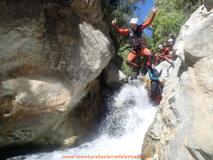 Wild canyoning in Sierra de las Nieves, Málaga - Starting Point at Yunquera Fuel Station