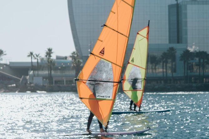Windsurf course - Starting Point at Pg. de Joan de Borbó for a Scenic Windsurfing Experience