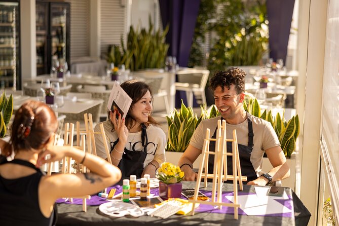 Wine and Canvas Club of Rome - The Unique Setting of the Dotcampus Hotel Terrace