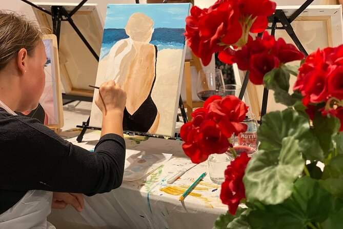 Wine and Painting Workshop Experience in Brussels - What the Painting Experience Looks Like in Brussels