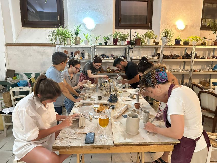 Wine and Pottery Workshop at Smart Lab Verona - Learn About Different Types of Clay and Shaping Techniques